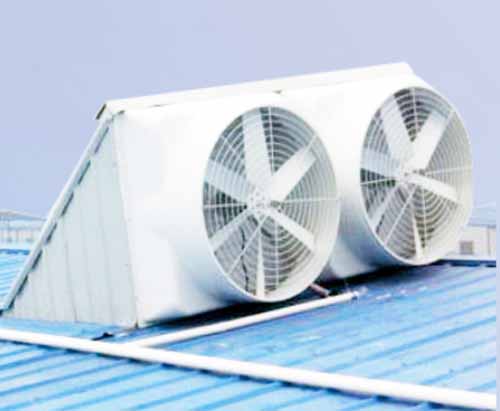 济宁屋顶风机厂房通风的应用